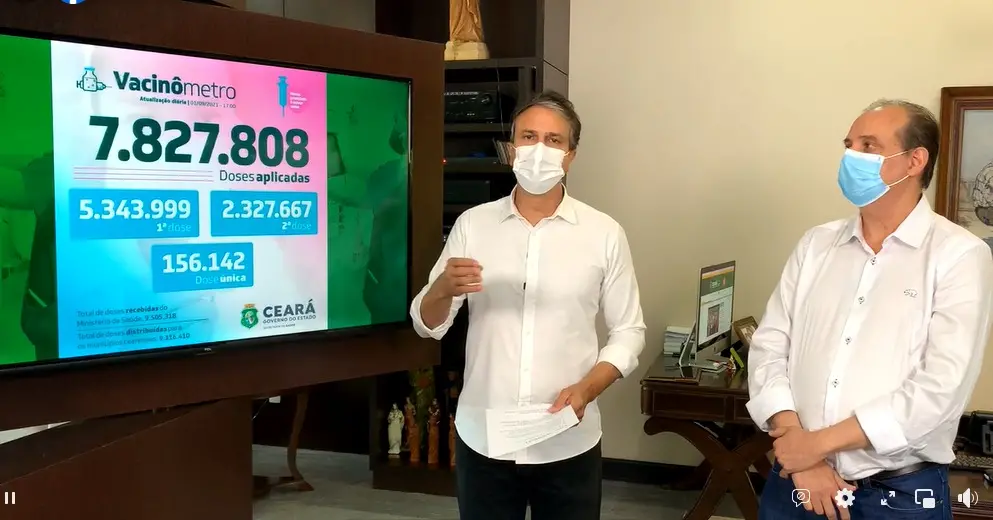 Camilo durante a live