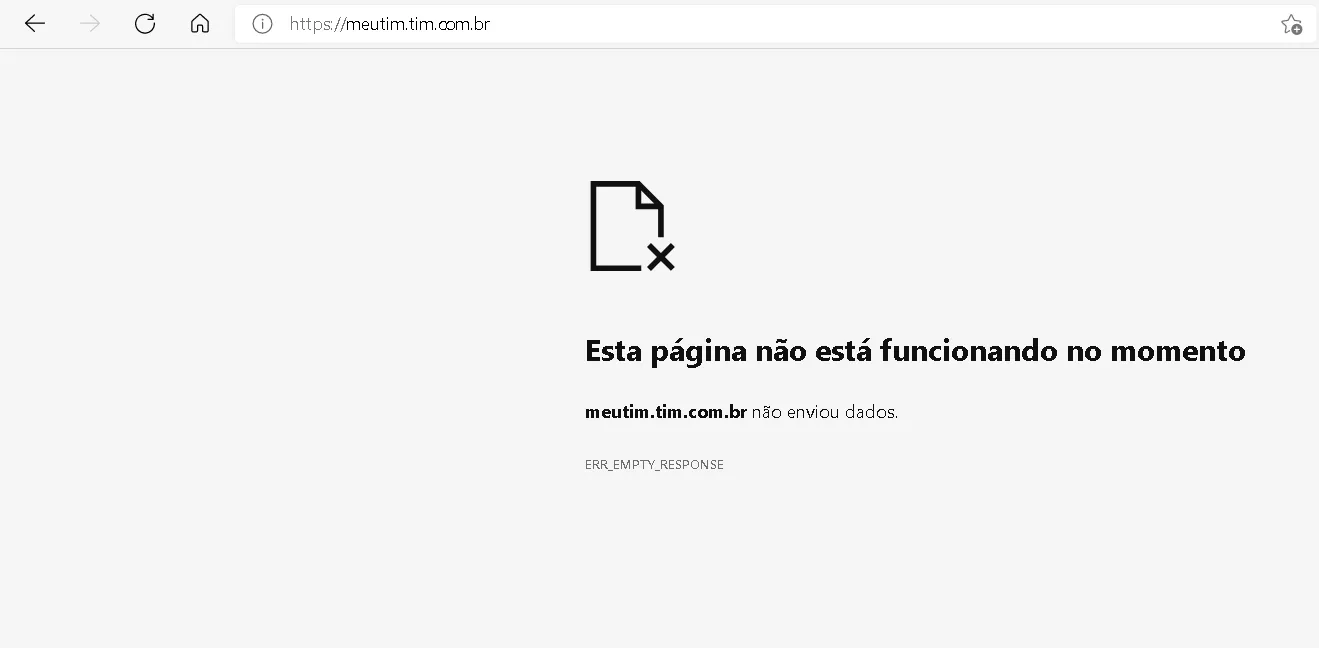 Site e aplicativo Meu TIM apresenta instabilidade na manhã desta segunda-feira (6)