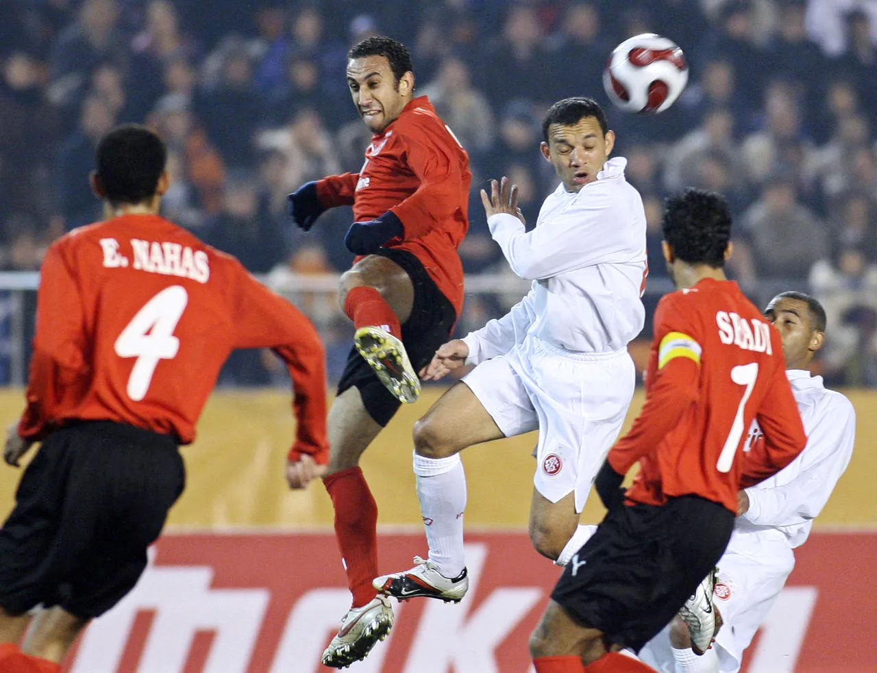 Atacante Iarley, durante o Mundial de Clubes pelo Internacional