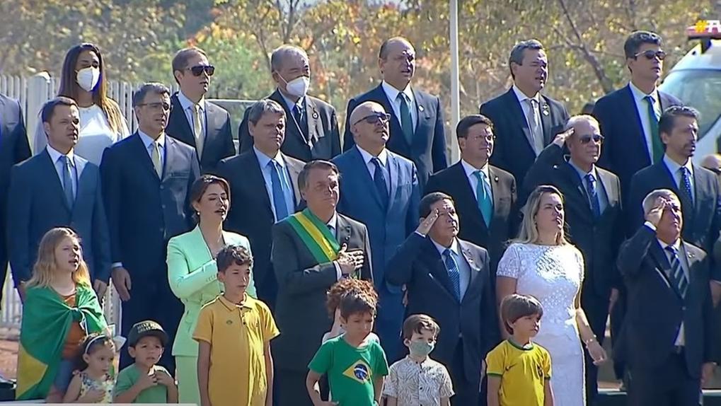 Jair Bolsonaro em cerimônia do 7 de setembro