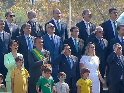 Jair Bolsonaro em cerimônia do 7 de setembro