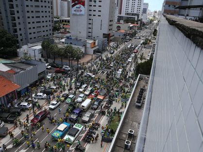 carreata de apoio a jair bolsonaro em Fortaleza