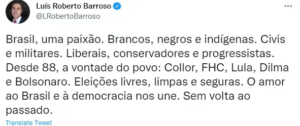 Ministro Luís Roberto Barroso