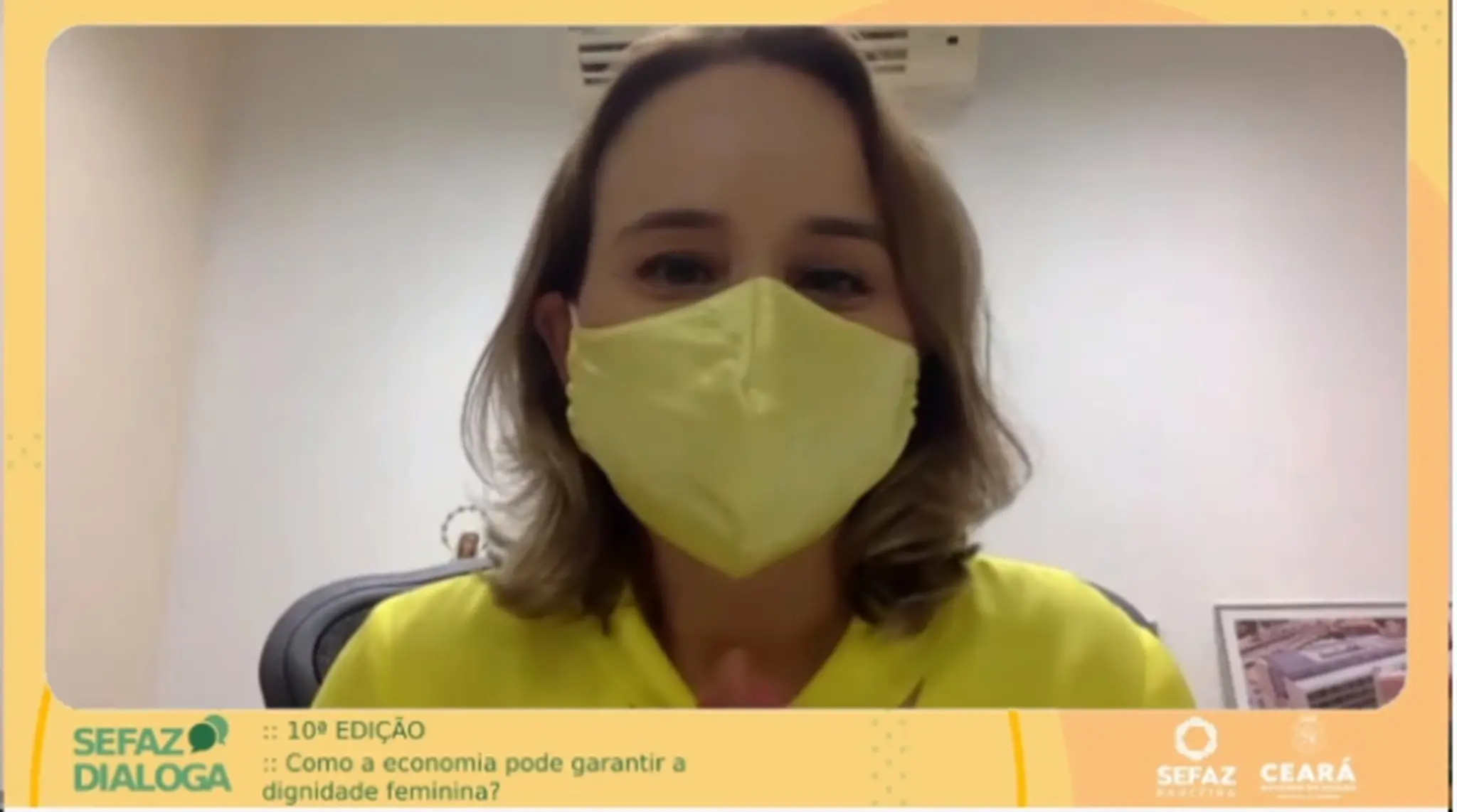Fernanda Pacobahyba explica que a adesão do Ceará ao Convênio do ICMS nº 70/21, do Conselho Nacional de Política Fazendária (Confaz), autoriza a isenção do ICMS nas operações internas com produtos essenciais ao consumo popular que compõem a cesta básica, incluindo absorventes íntimos