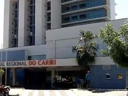 Fachada do Hospital Regional do Cariri (HRC)