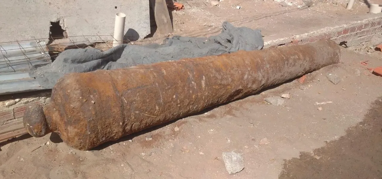 Peça foi encontrado, em 2021, em terreno na Estação João Felipe
