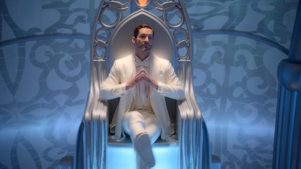 Em trailer, Lucifer aparece sentado em trono