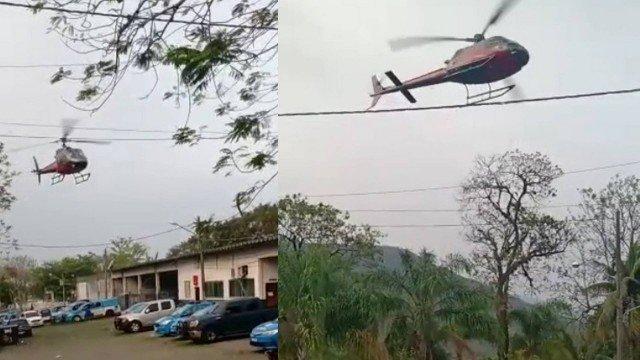 Helicóptero sequestrado no Rio de Janeiro