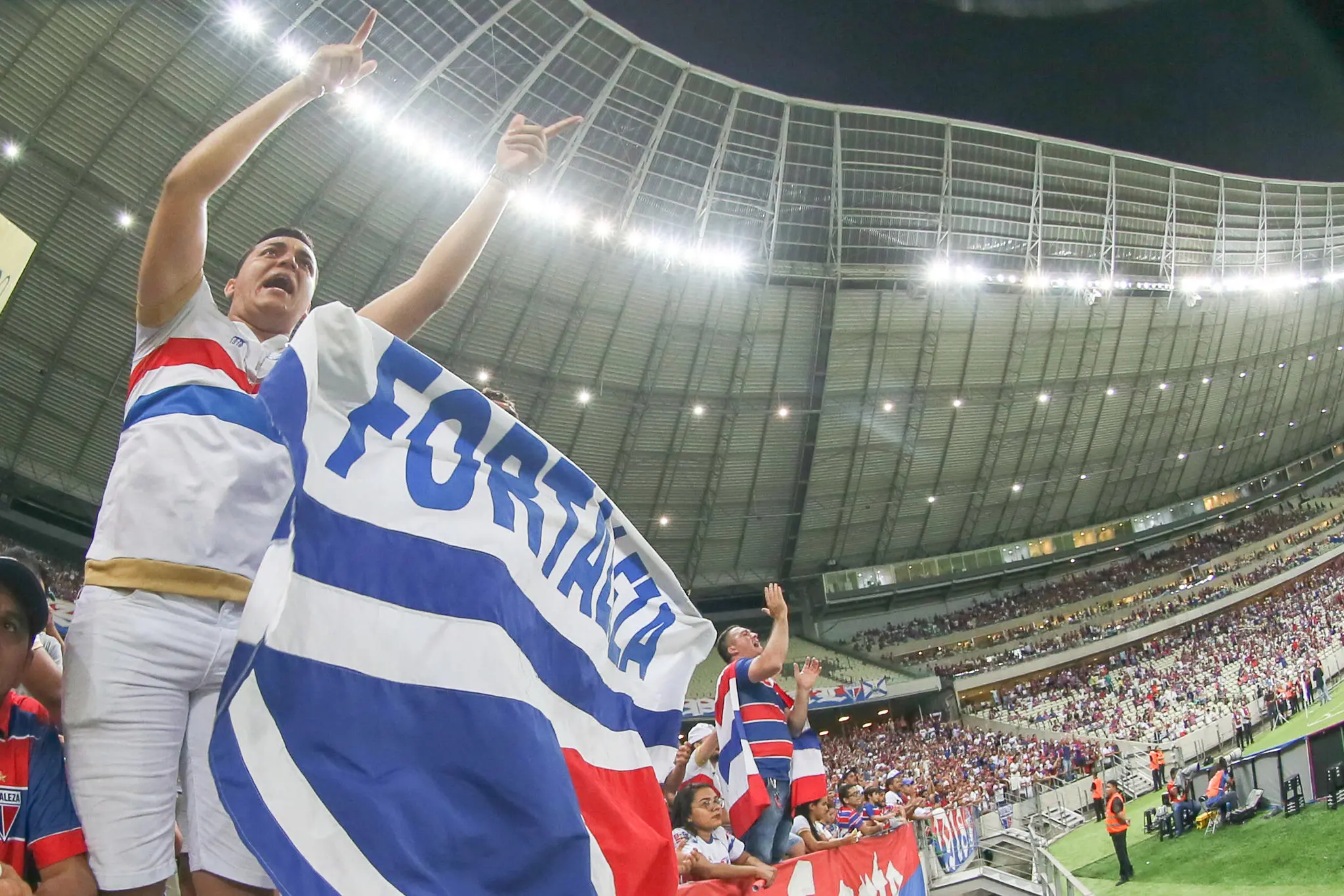 Torcedor do Fortaleza na Arena Castelão