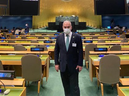 Ministro da Saúde, Marcelo Queiroga, na Assembleia Geral da ONU, em Nova York