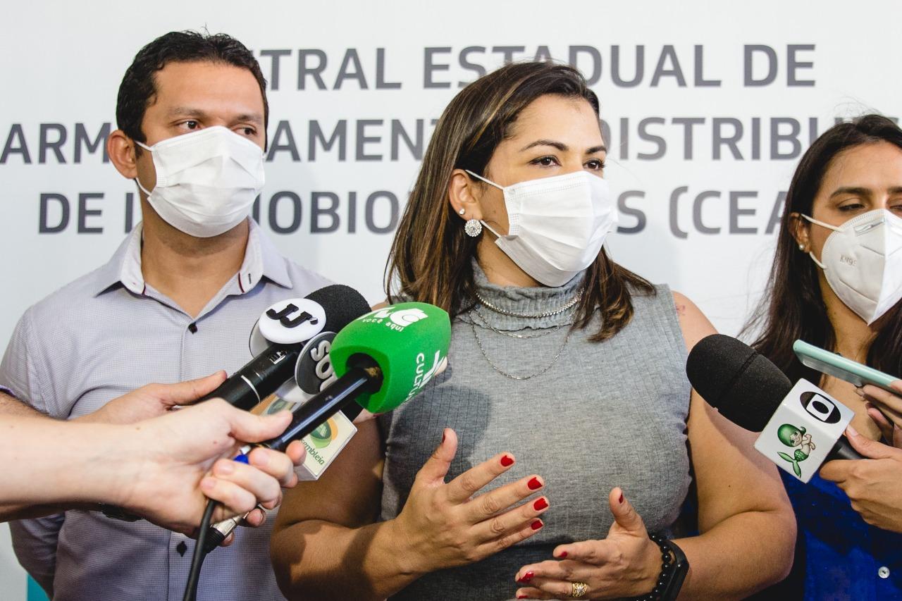 Secretária-executiva de Vigilância e Regulação da Secretaria da Saúde, Ricristhi Gonçalves garantiu que o Estado tem doses suficientes para concluir a vacinação dos adolescentes.