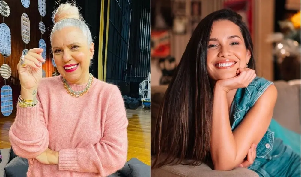 Montagem com fotos de Astrid Fontenelle (à esquerda) e Juliette (à direita)