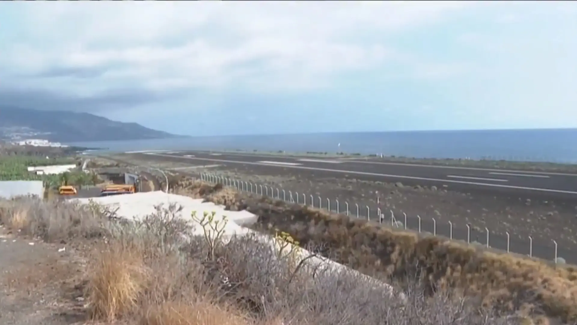 Pista de aeroporto das Ilhas Canárias