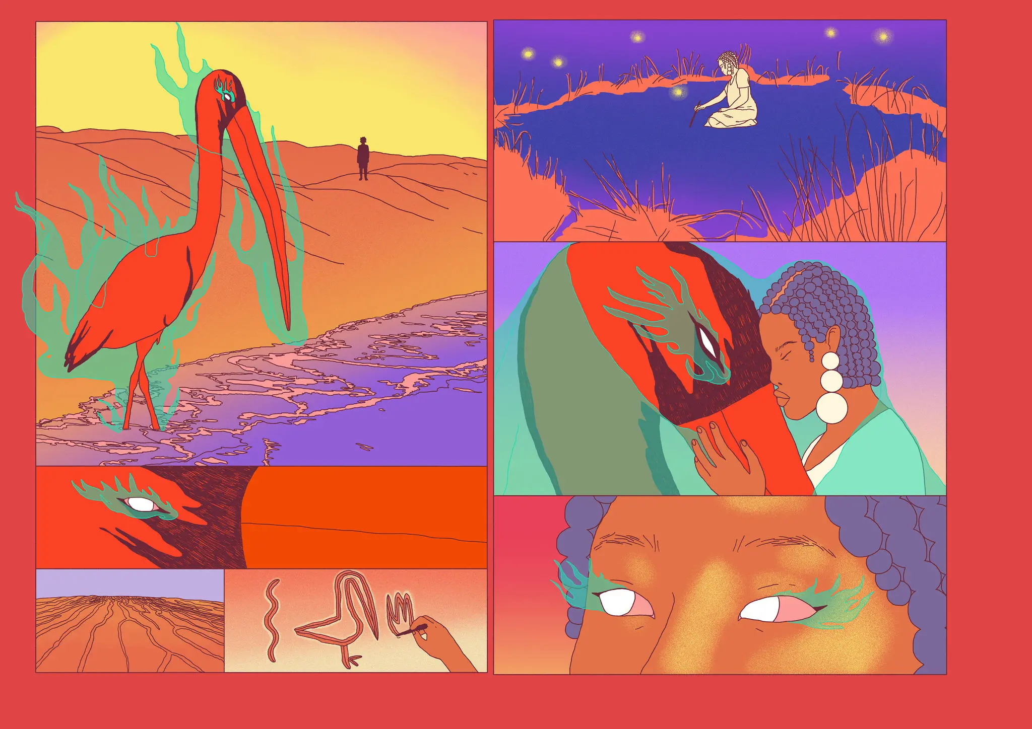 Manib, ilustração digital, 4961 x 3508 PNG. por @marissanoana