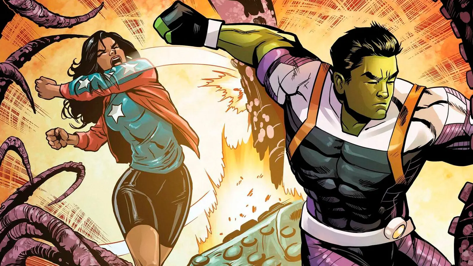 America Chávez contou com traço da brasileira Adriana Melo