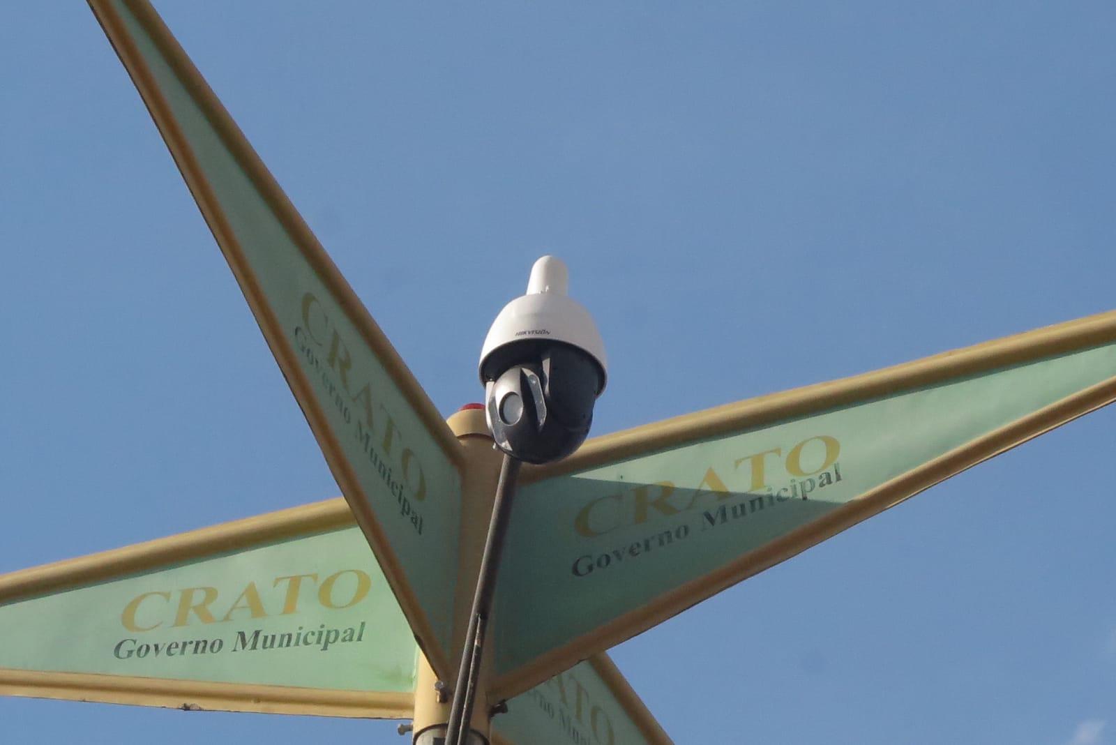 Sistema de videomonitoramento no Mirandão, em Crato