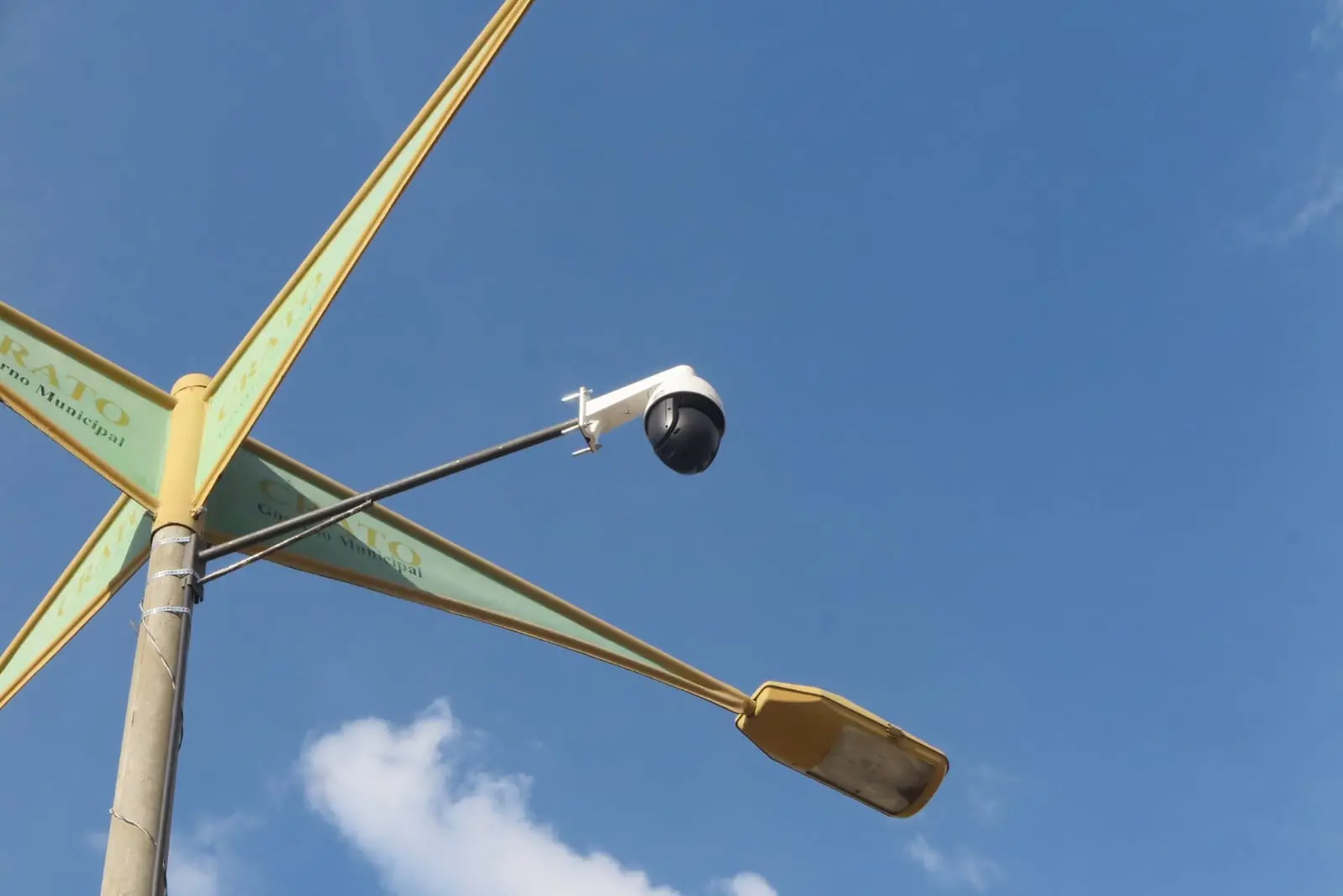 Sistema de videomonitoramento no Mirandão, em Crato