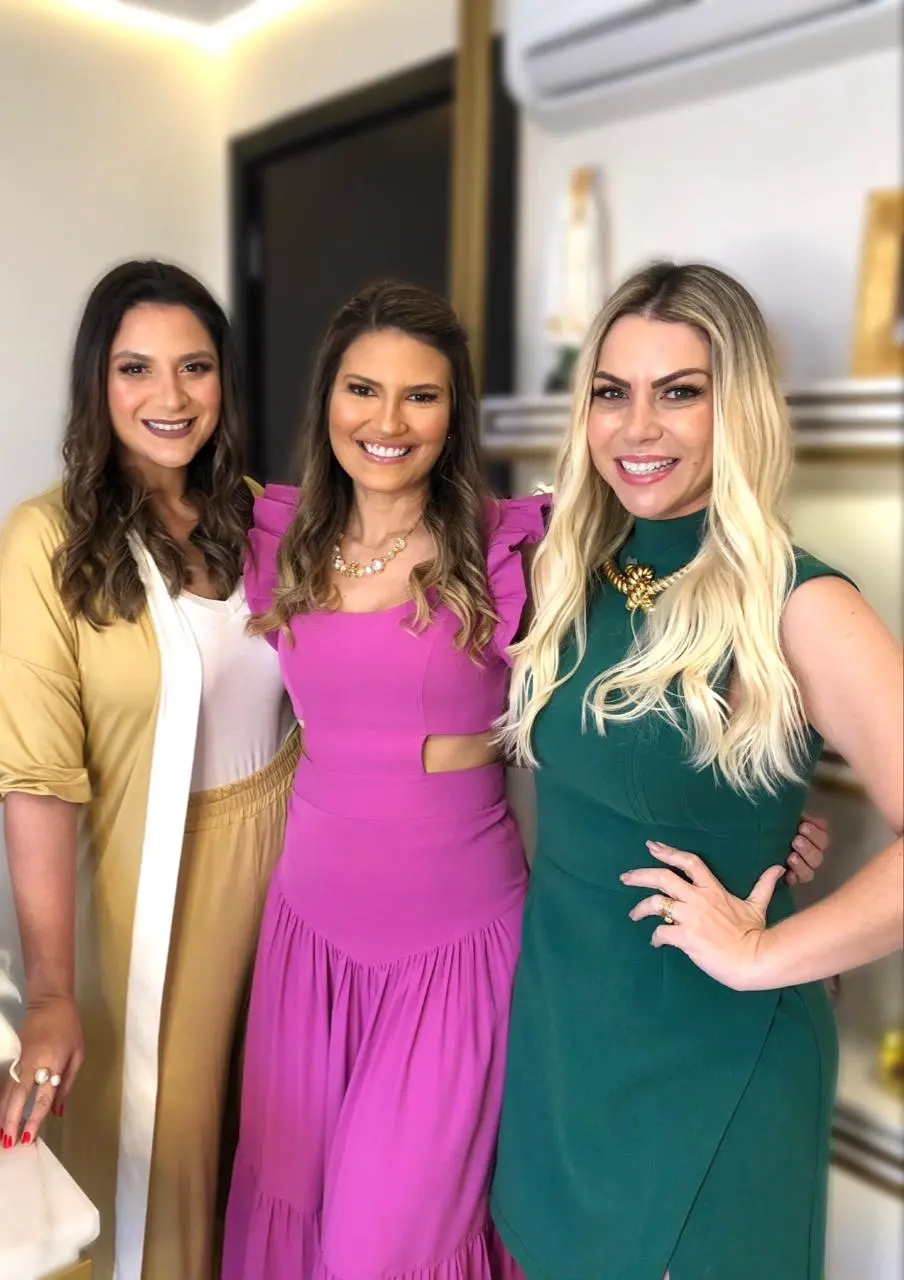 Katiuska Facó (SVM), Dra Etianne Bartz (EB Clinic) e Luana Souto (Spetacollare)