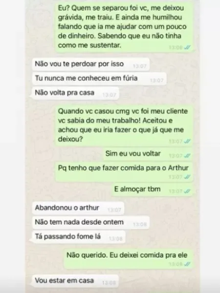 A modelo acusa o ex-marido de ameaçá-la