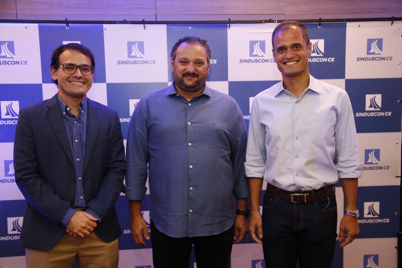 André Quinderé, Patriolino Dias e Enio Leão (foto: LC Moreira)