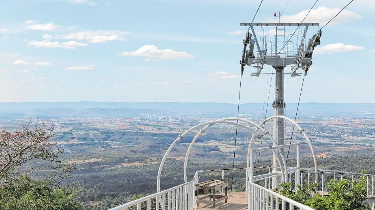 vista do teleférico de barbalha