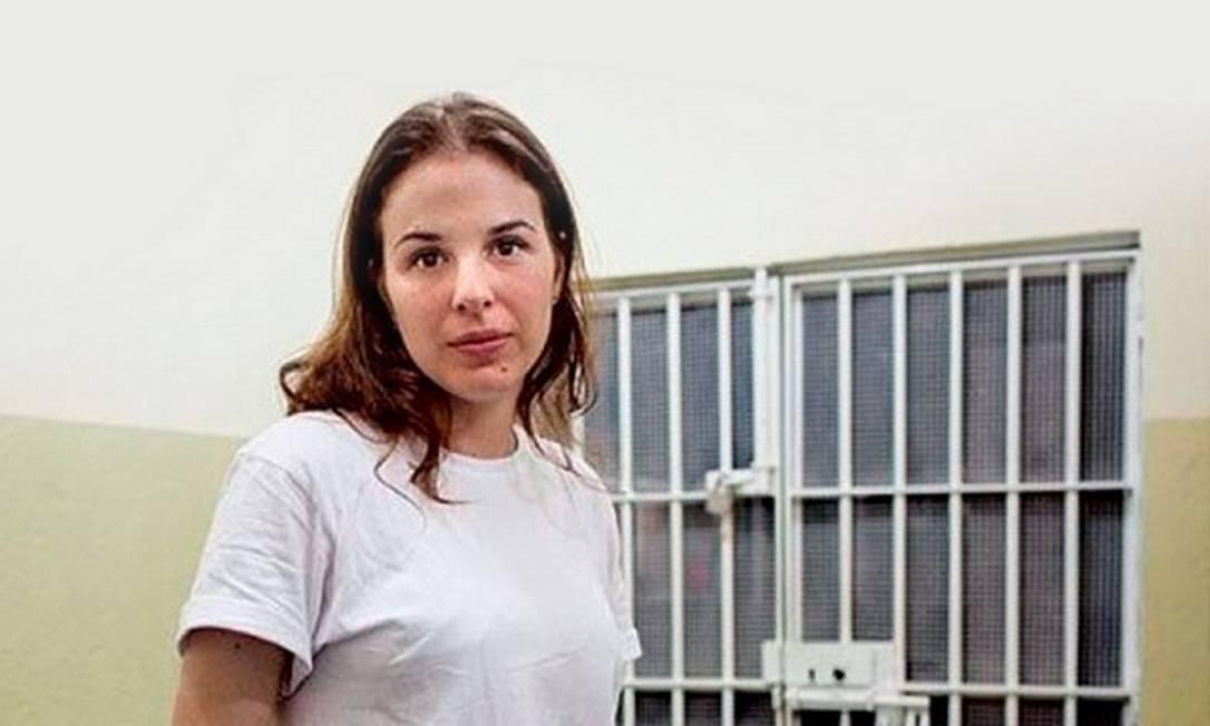 Suzane von Richthofen na prisão.