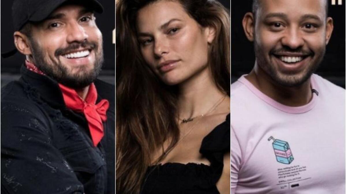 Bil Araújo, Dayane Mello e Mussunzinho na enquete de A Fazenda 13