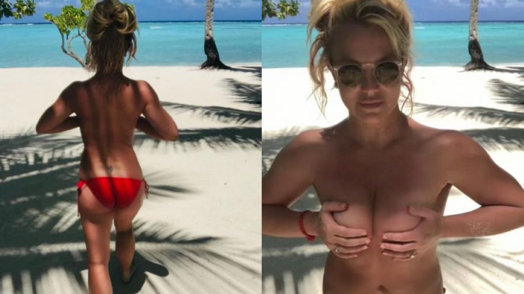Fotos de Britney Spears na praia