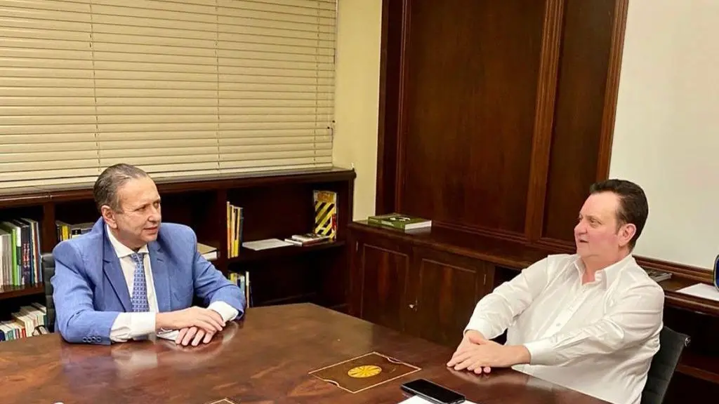 Domingos Filho em reunião com Gilberto Kassab