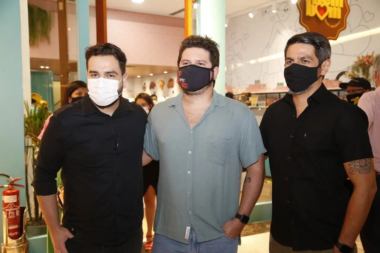 Hugo Lopes, Julio Temporal e Daniel Moreira