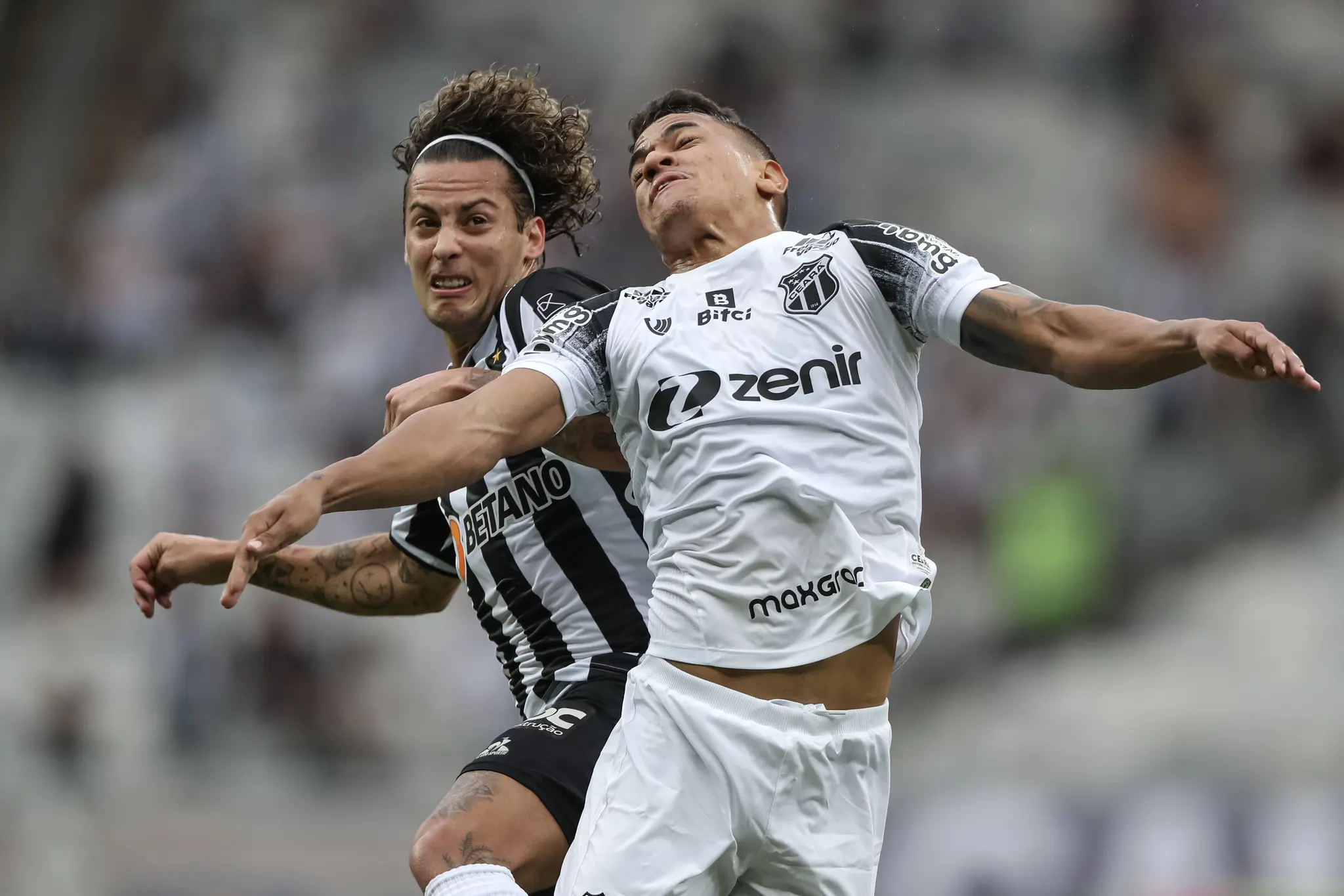 Atlético-MG e Ceará duelaram com presença de público no Mineirão