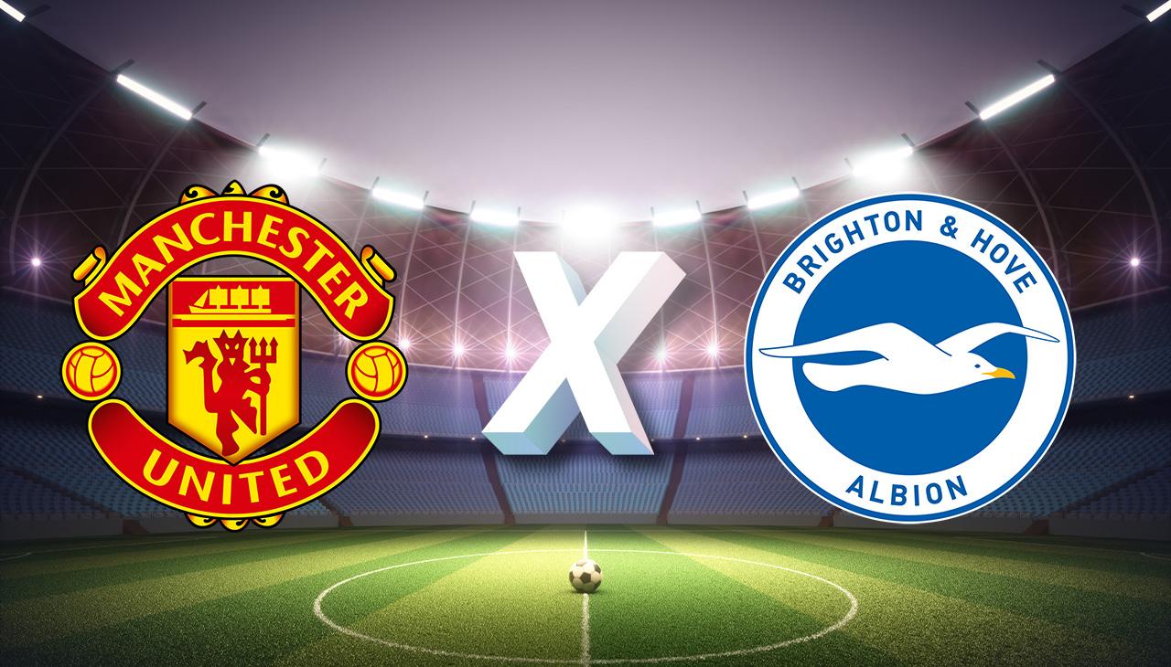 Manchester United x Brighton onde assistir, horário, palpites e