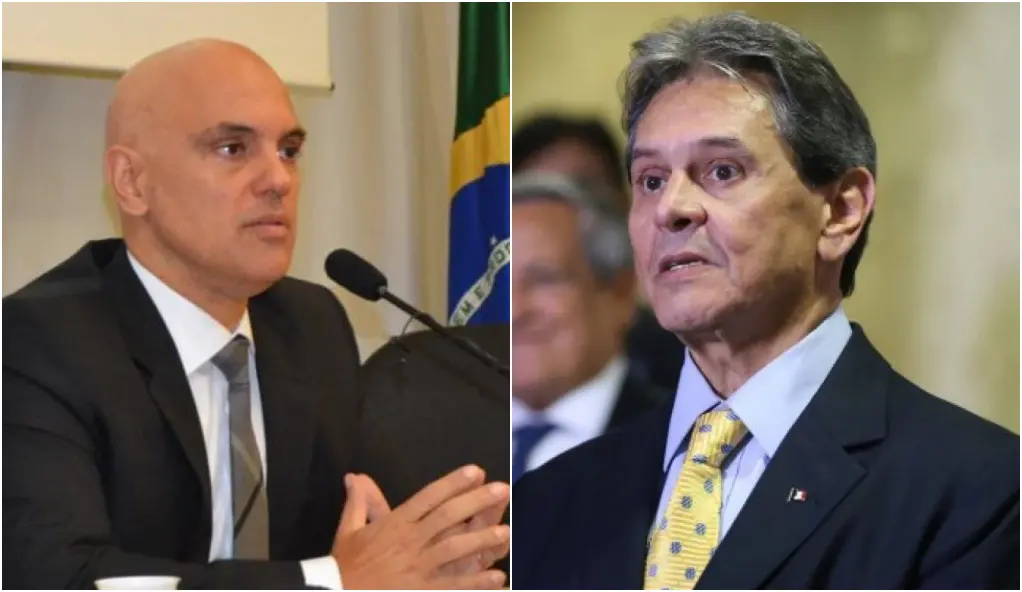 Alexandre de Moraes e Roberto Jefferson