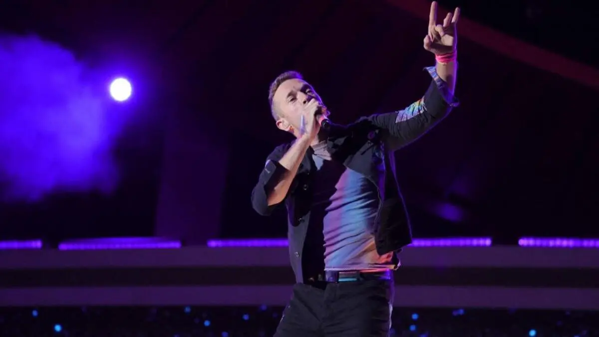 Chris Martin, vocalista do Coldplay