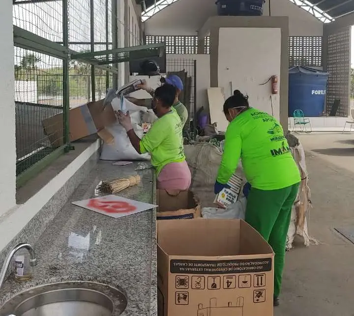 Coleta seletiva em Morada Nova