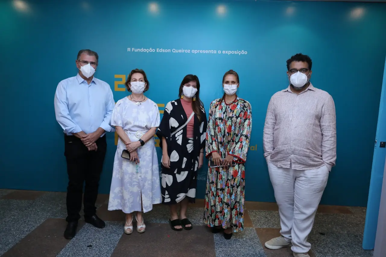 Vice reitor de extensão Randal Martins Pompeu, Fatima Veras, Pollyana Quintella, Manoela Queiroz Bacelar e Marcelo Campos