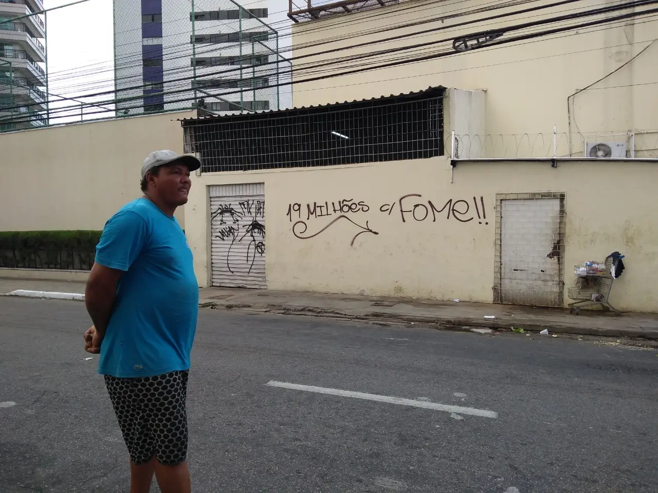 Francisco frisa presenciar e vivenciar cenas de humilhação no contexto prejudicado pela pandemia