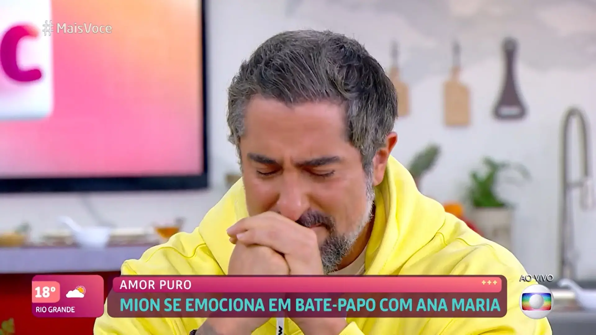 Apresentador agradeceu carinho de amigos da emissora