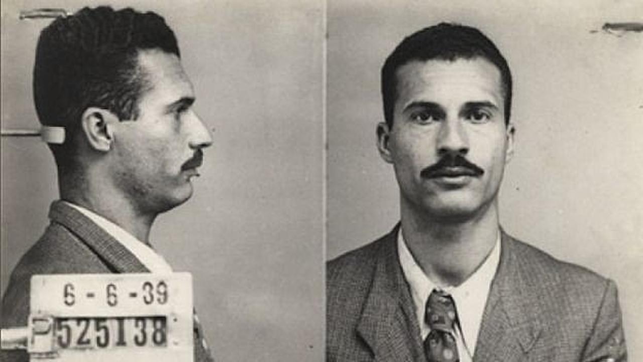 Foto de Marighella tirada durante detenção em julho de 1939