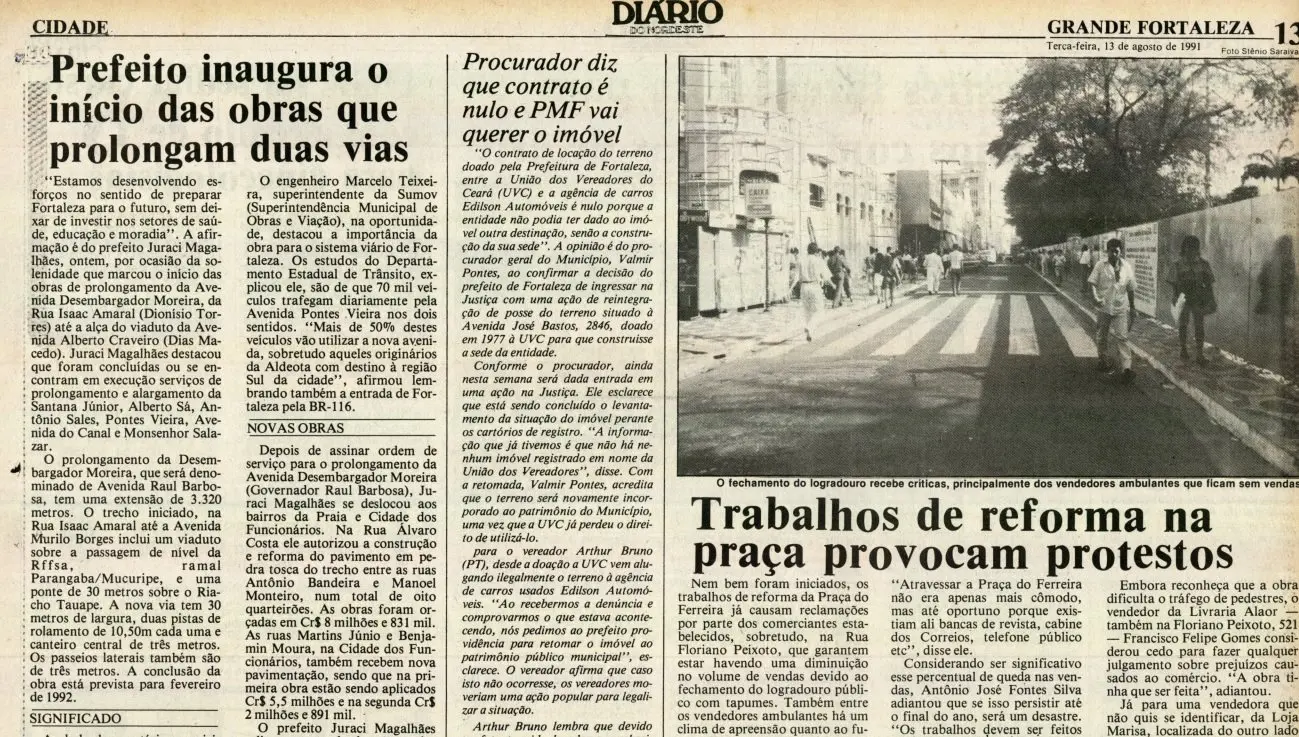 Obras de infraestrutura marcaram gestão de Juraci