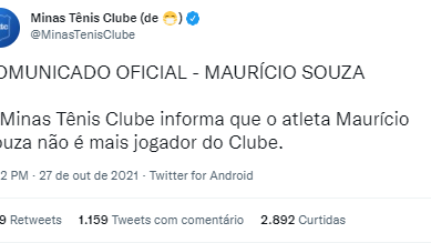 Comentário homofóbico em rede social deixa Maurício Souza sem clube e sem  seleção, Esportes