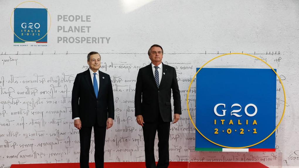 Bolsonaro em Roma para o G20