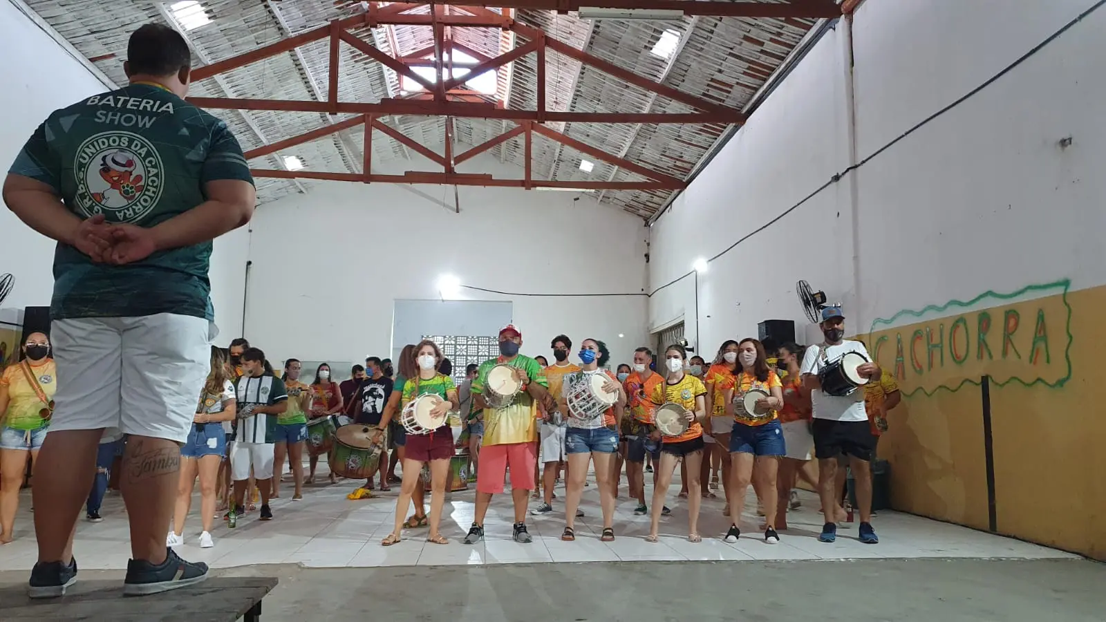 Ensaio pré-carnaval Unidos da Cachorra