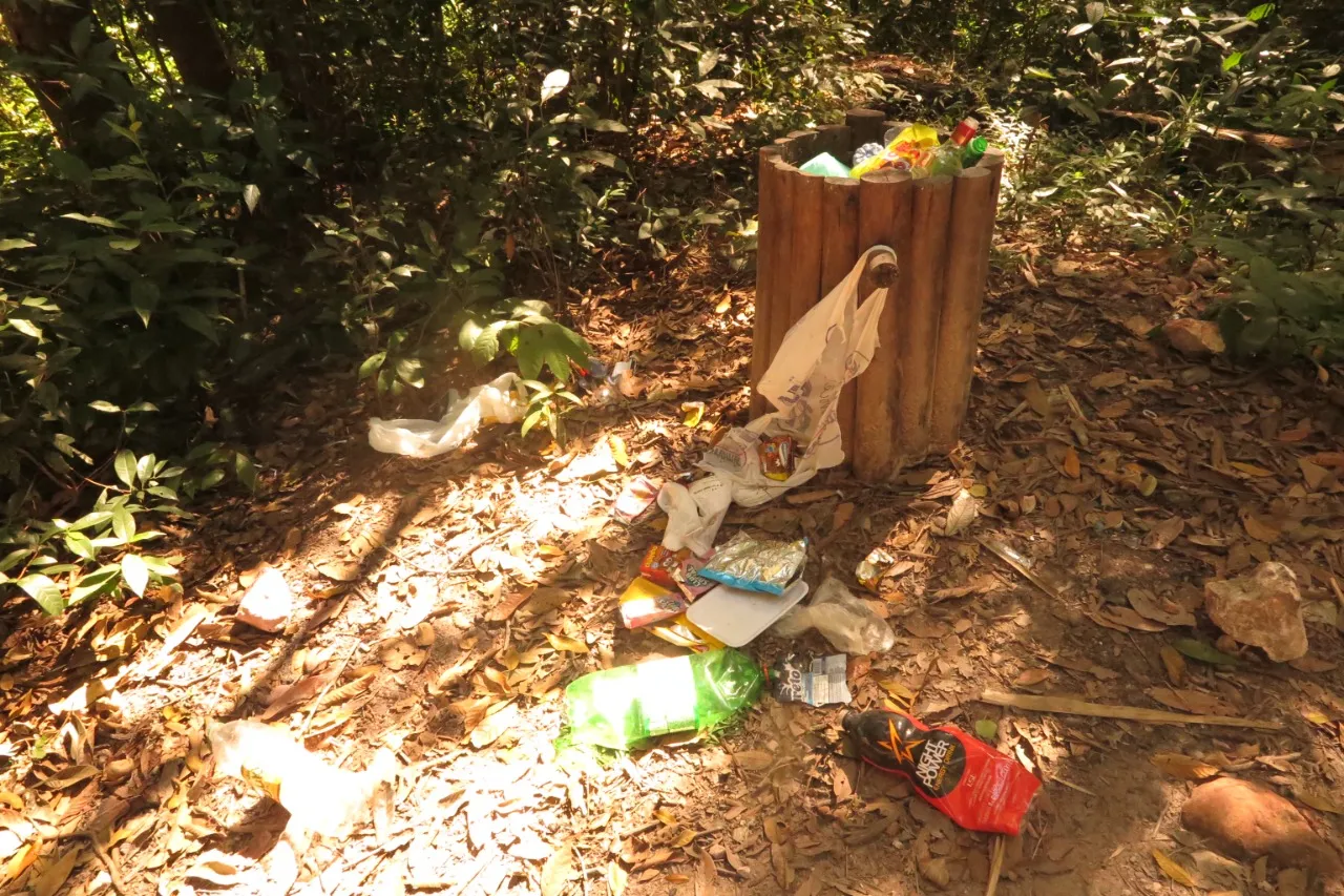 Até o início deste ano o Parque se encontrava em estado de abandono, como se vê nesta imagem feita em 2019