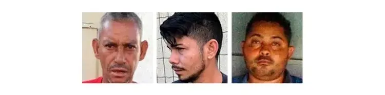 Montagem com as pessoas que morreram