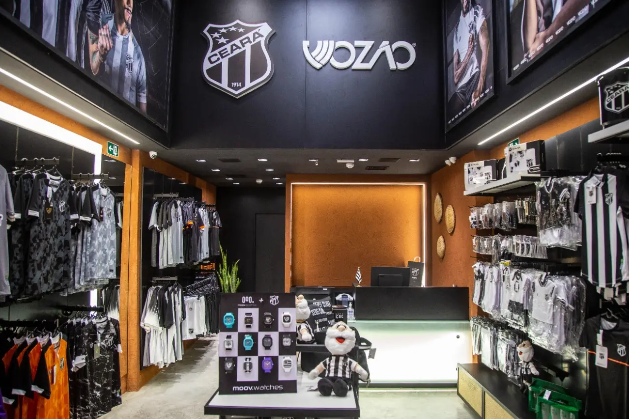 Imagem interna de uma loja do Ceará