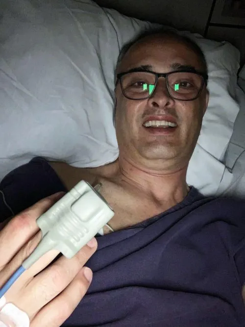 O jornalista viveu dias de tensão com o diagnóstico, mas felizmente teve bons resultados com operação.