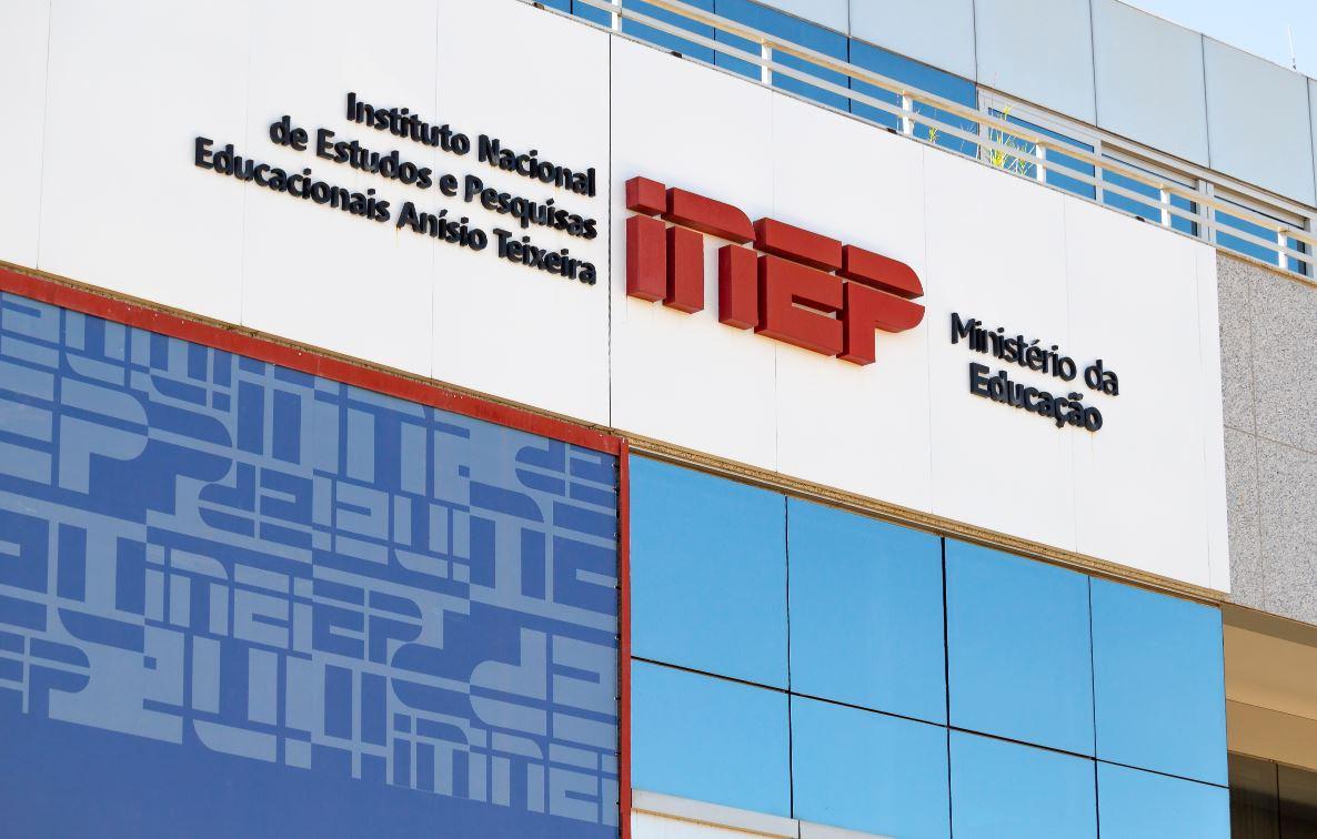 Fachada de prédio do Inep