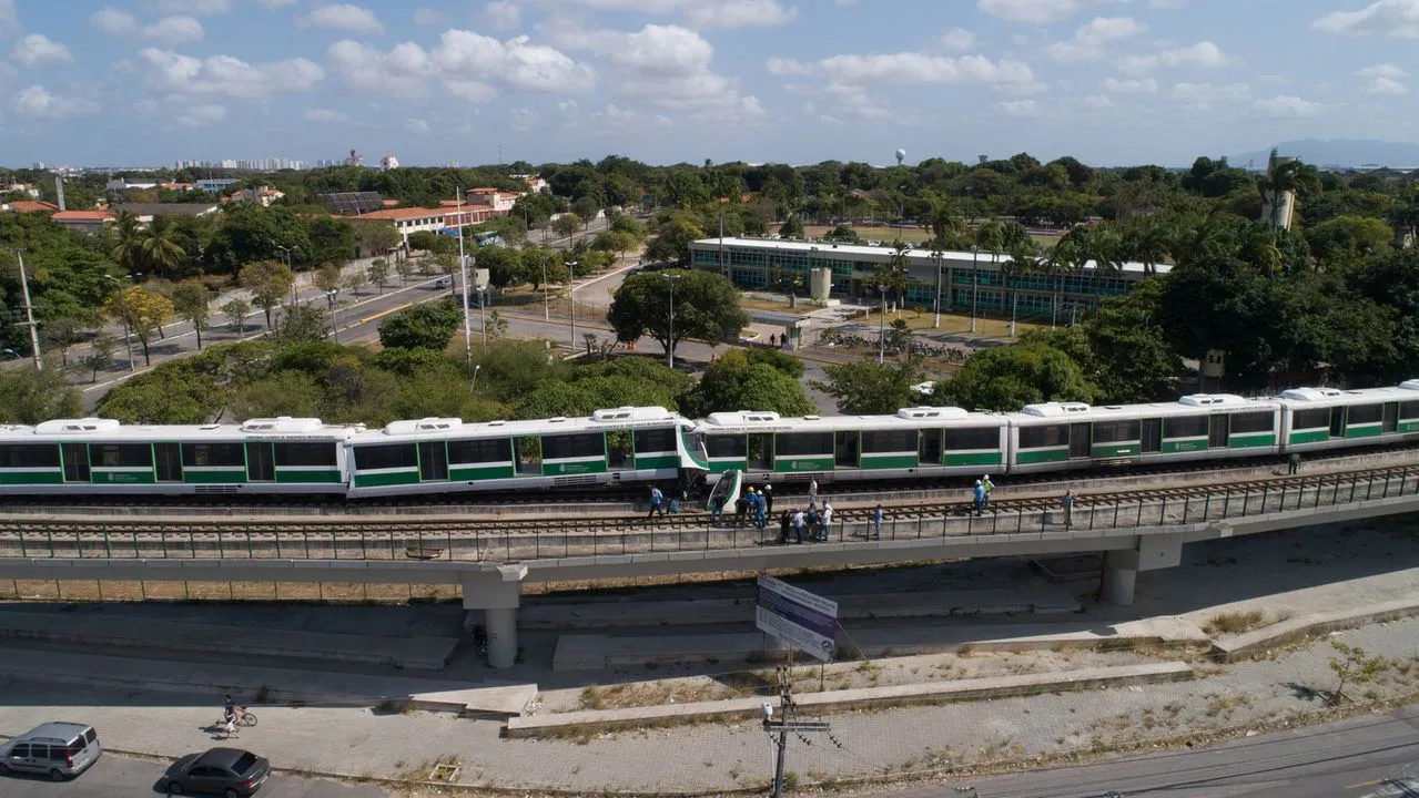 Colisão frontal entre dois trens do VLT Parangaba-Mucuripe ocorreu em setembro de 2019