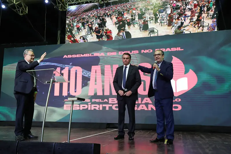 Bolsonaro com Silas Malagfaia